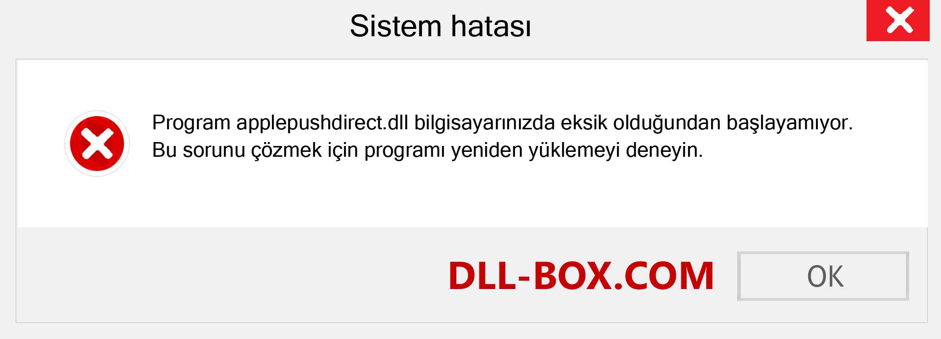 applepushdirect.dll dosyası eksik mi? Windows 7, 8, 10 için İndirin - Windows'ta applepushdirect dll Eksik Hatasını Düzeltin, fotoğraflar, resimler